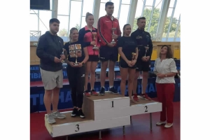 Hana Arapović i Ivor Ban na pobjedničkom postolju