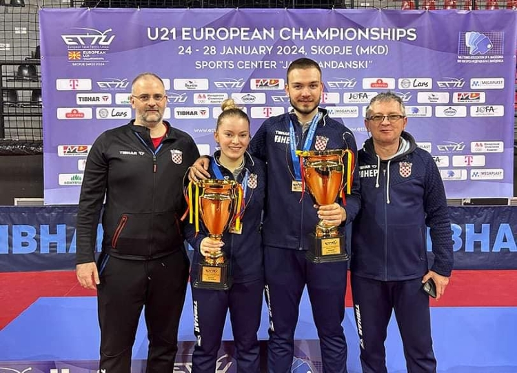Hana Arapović evropska prvakinja u mješovitom par s Ivorom Banom